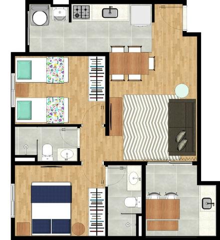 Vendo área com projeto p/ prédio no Santa Júlia - São José dos Campos - Foto 2
