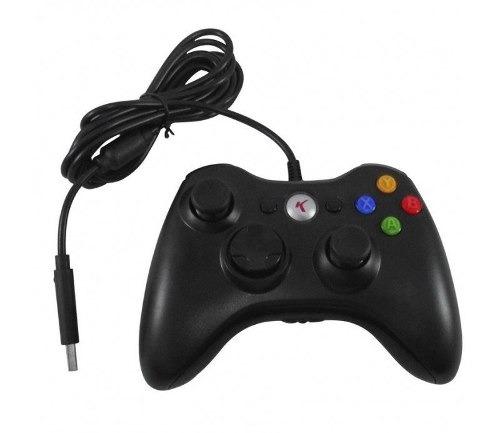 Controle Com Fio Xbox 360 E Pc Slim Joystick Notebook Usb - Foto 5