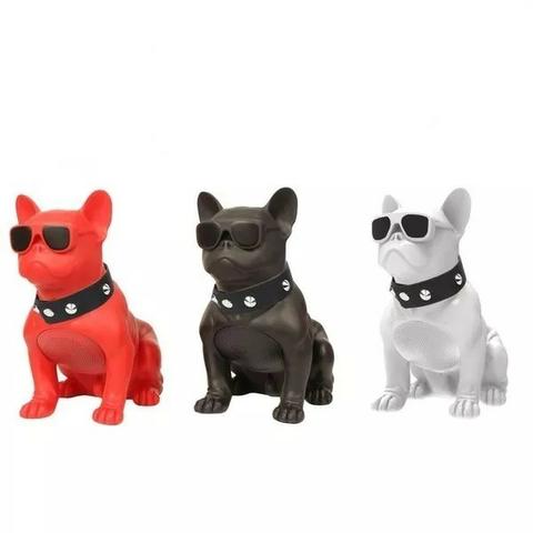 Caixa De Som Amplificada Modelo Cachorro Bulldog Bluetooth - Foto 2