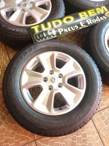 Jogo de rodas com pneus Renault Duster -Oroch - Captur Aro 16 com pneus Bridgestone ! - Foto 3