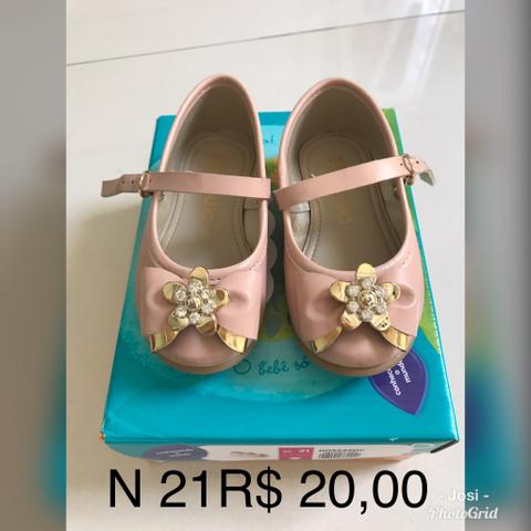 Sapatos infantil feminino