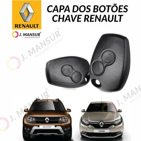 Carcaça completa  Chave Renault Clio Logan Sandero Duster