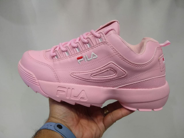 tenis fila disruptor rosa