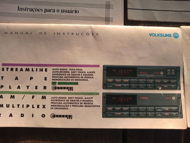 Manual rádio toca fitas antigo  - Foto 3