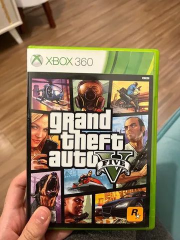 Jogo GTA 5 Grand Theft Auto V Xbox 360 Midia Fisica Original Novo