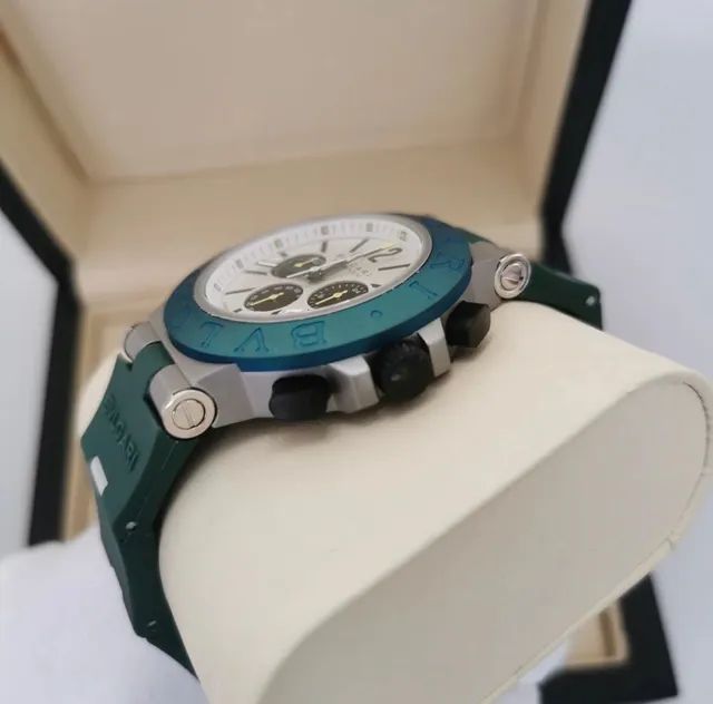 Relógio Bvlgari Aluminium Verde - Foto 3