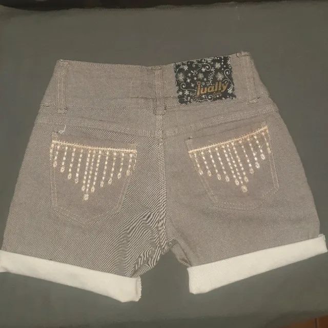 Short Jeans Feminino Tam. 34/36 - Foto 4