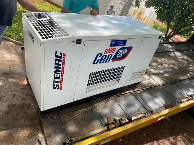 Gerador de Energia 25/20 KVA Stemac 2016 C/ (Q.T.A) Motor Perkins