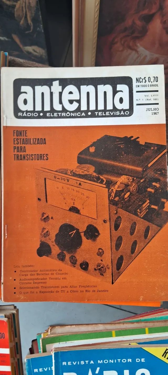 Revista Antena Rádio Eletrônica Televisão lote em perfeito  - Foto 2