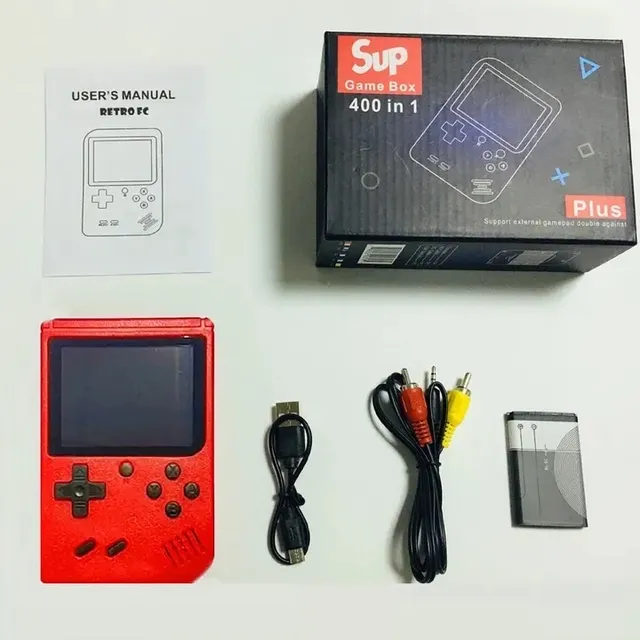 Mini Game Portátil K5 Retro Com 500 Jogos Rosa Lt-CT028