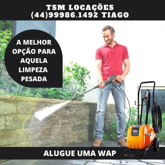 Locação - Lavadora de alta pressão WAP. Alugar/Aluguel. (Maringá)(Sarandi) - Foto 5