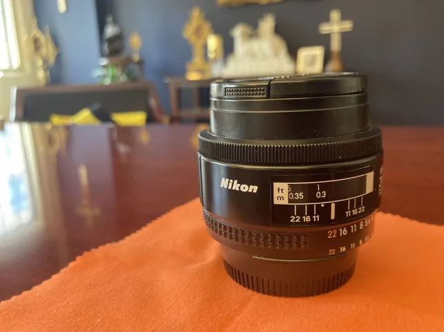 Lente Nikon 24mm F2.8 Grande Angular original ótimo estado de conservação - Foto 4