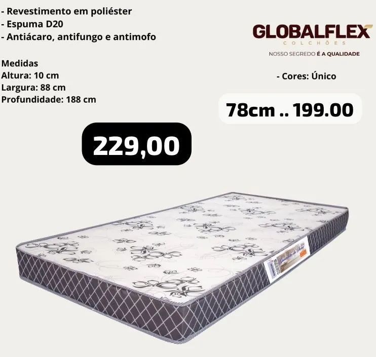 Colchão Solteiro D20- ENTREGA HOJE!!