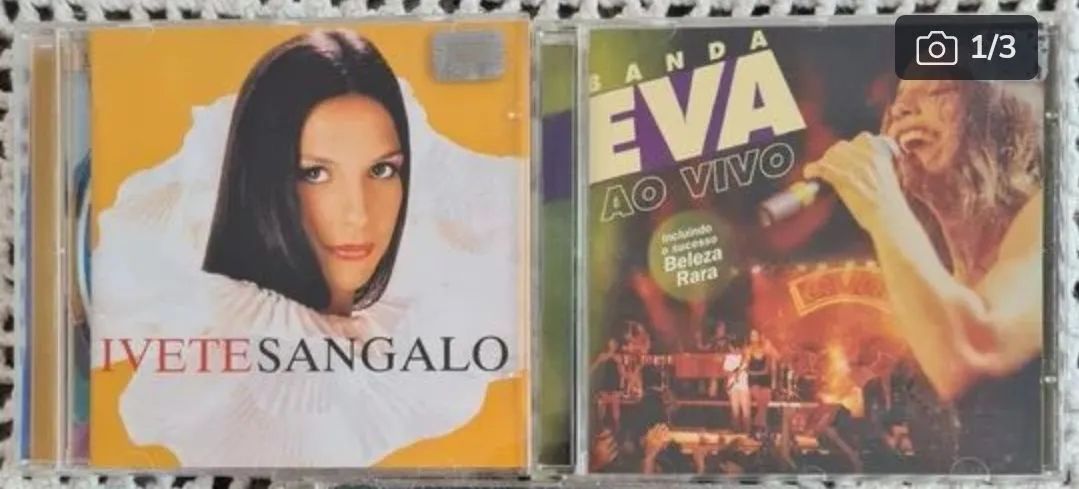 CDs Ivete Sangalo e Banda Eva Ao Vivo