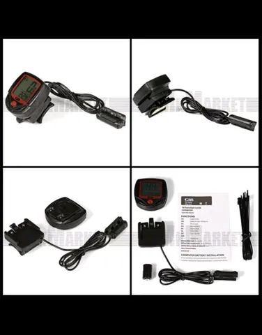 Velocímetro digital tela LCD várias funções - antifurto - Foto 2