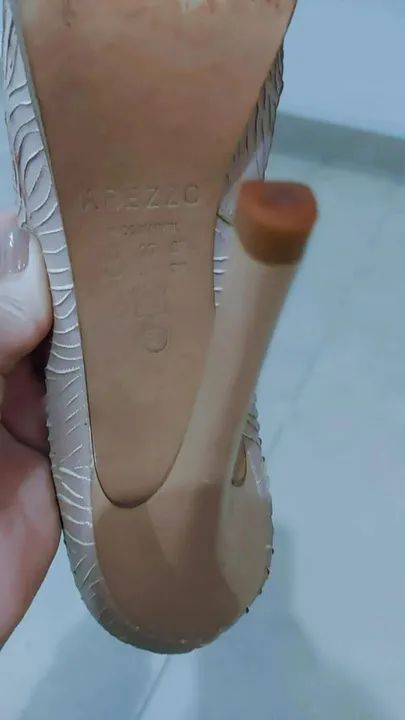 Arezzo salto peep toe - Foto 2