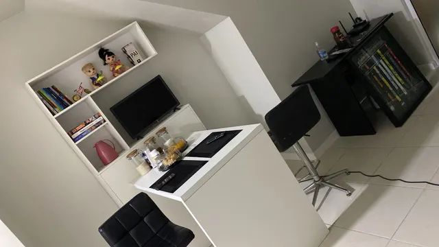 Bancada com nicho + banqueta luxo