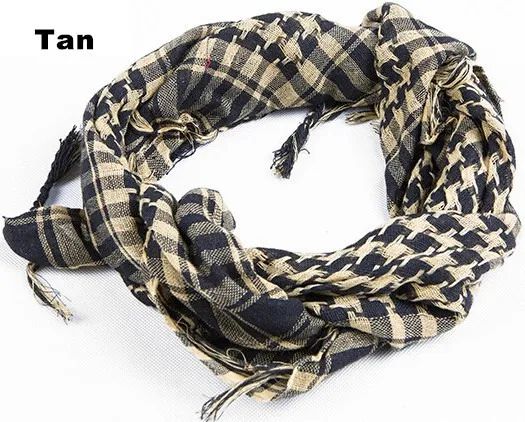 Shemagh Keffiyeh Lenço Cachecol Proteção Tecido em Poliéster - Foto 5