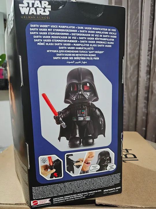 Boneco Darth Vader Falante Star Wars - Obi-Wan Kenobi - Foto 3