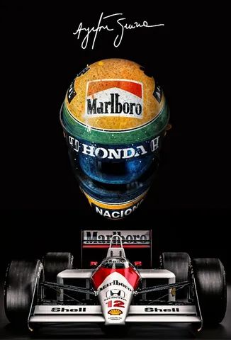 Quadro Ayrton Senna - Foto 2