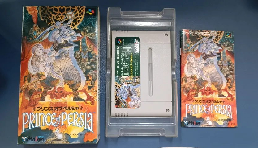 Prince of Persia japonês, completo, Super Famicom