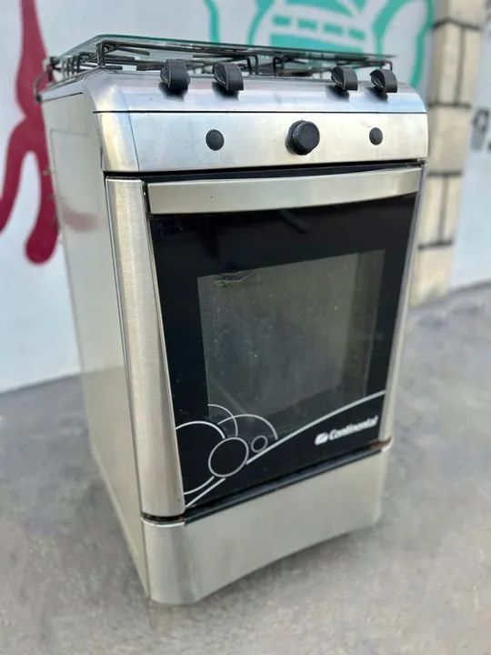 Fogão Continental 04 Bocas Inox  - Foto 3