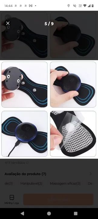 MASSAGEADOR BORBOLETA CARREGAMENTO USB - Foto 3