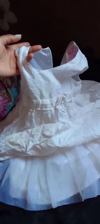 Vestido branco infantil - Foto 5
