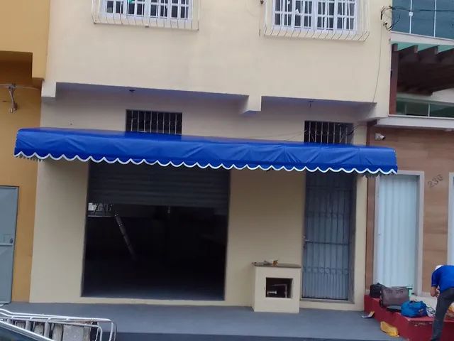 Toldo fixo para comércio 