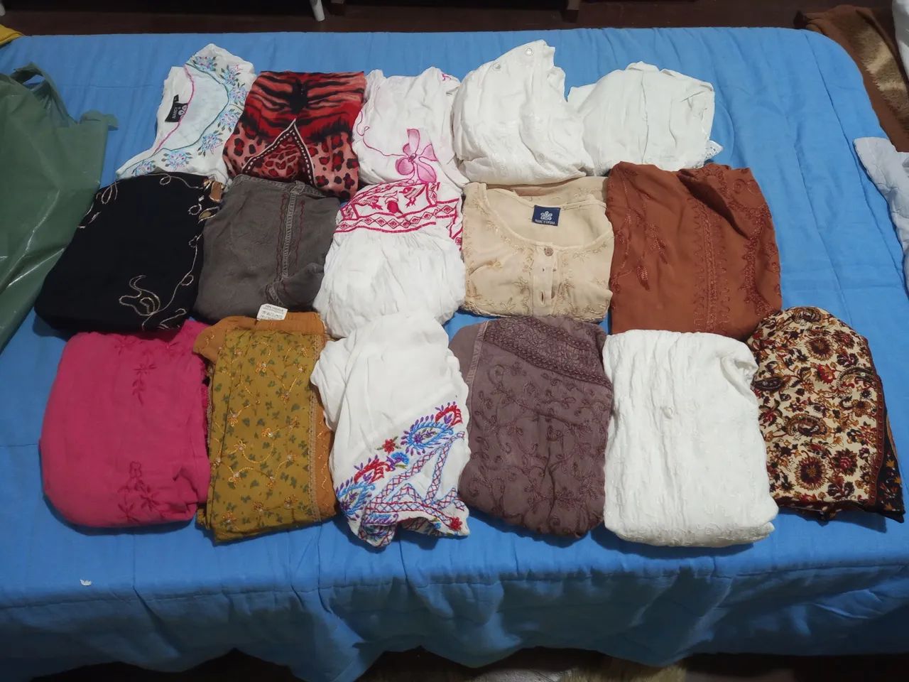 Lote de roupas indiana tam P M G 
