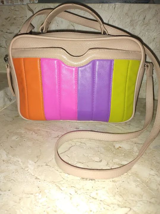 Bolsa Arezzo couro Francine 