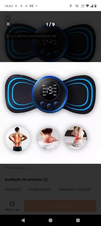 MASSAGEADOR BORBOLETA CARREGAMENTO USB - Foto 2