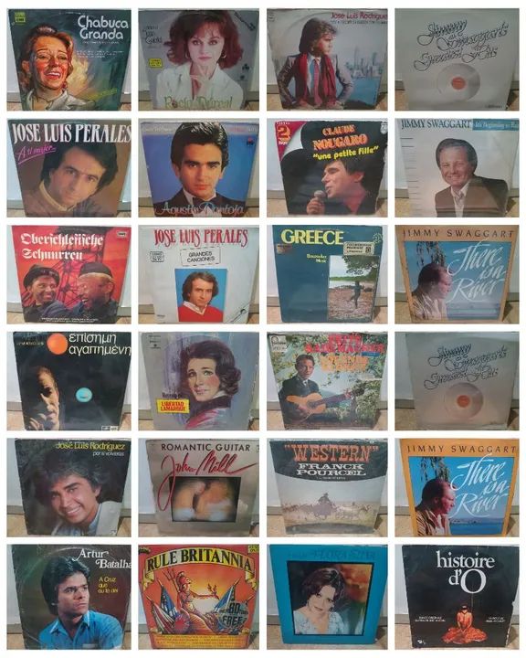 Lote 24 Lps Importados