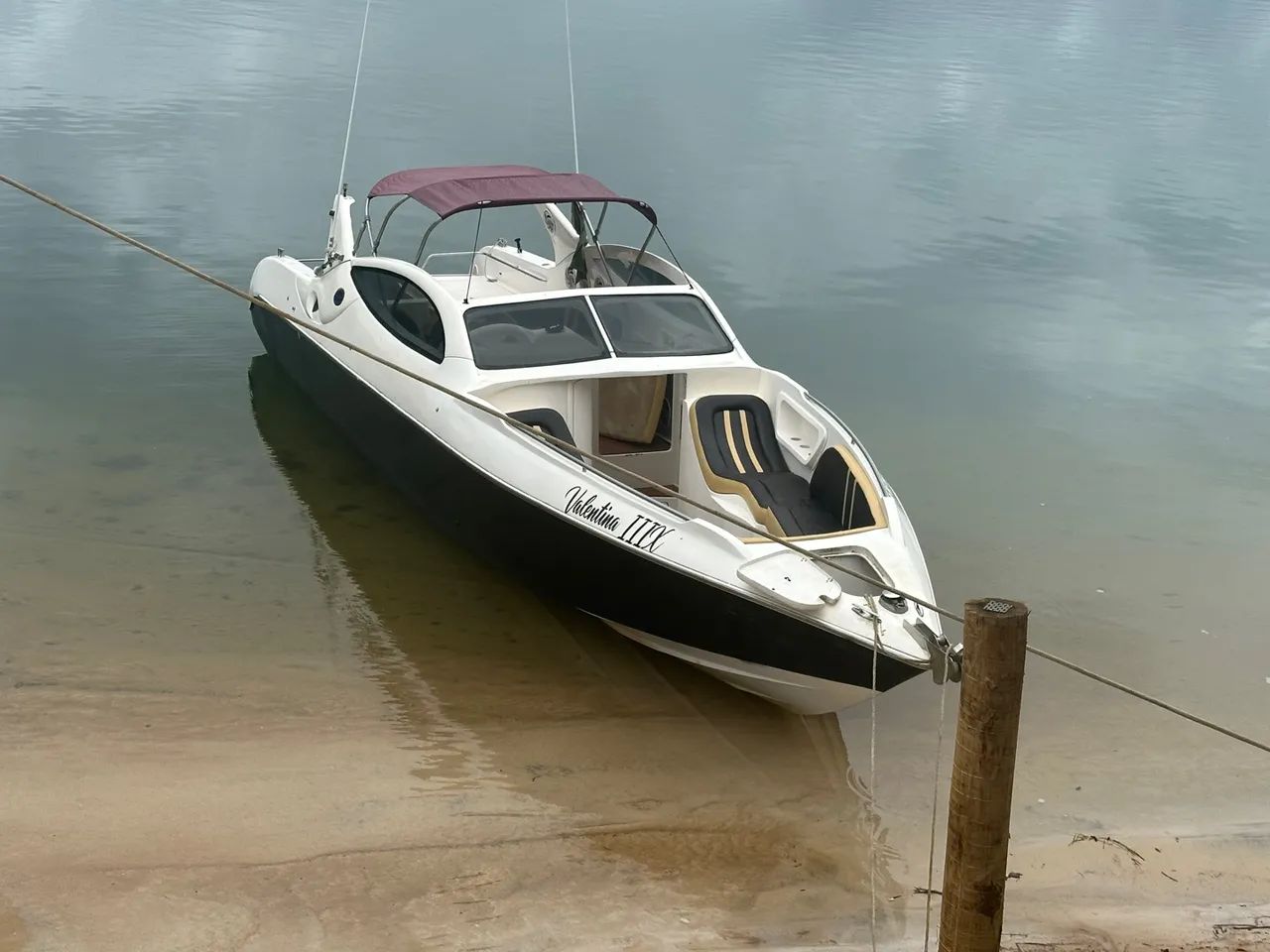 Lancha Valentinha 38 pés - LINDA PROA ABERTA  - Foto 7