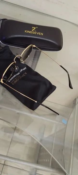 Óculos de Sol KingsSeven com Lentes Espelhada.s - Foto 5
