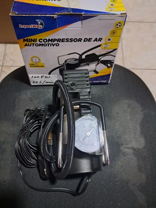 Mini compressor ar automotivo  - Foto 4
