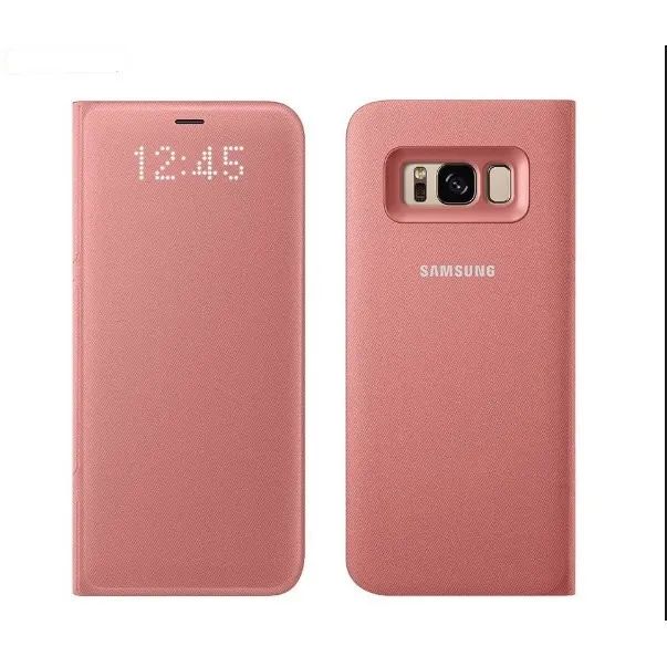 capa samsung led view galaxy s8 plus rosa 100% original - Foto 2