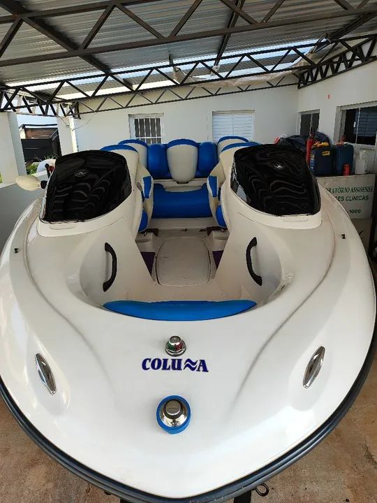 JET BOAT COLUNA EXPERT 240 EFI Mercury 2T ano 2002 Recebo moto/carro na troca  - Foto 4