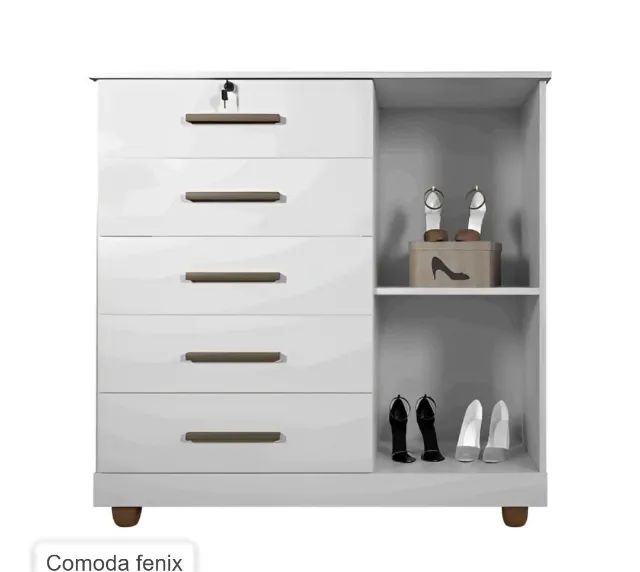 Cômoda com sapateira e chave cinamomo - Foto 2