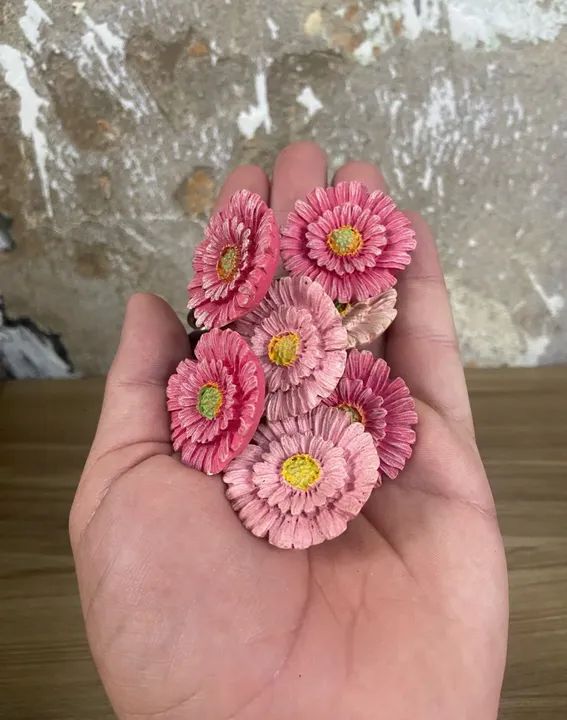ANTIGO CONJUNTO DE GANCHOS DE FLORES | ANTIGUIDADES  - Foto 4