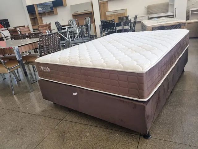 Cama box casal 138x188 molas ensacadas Várias cores disponíveis 