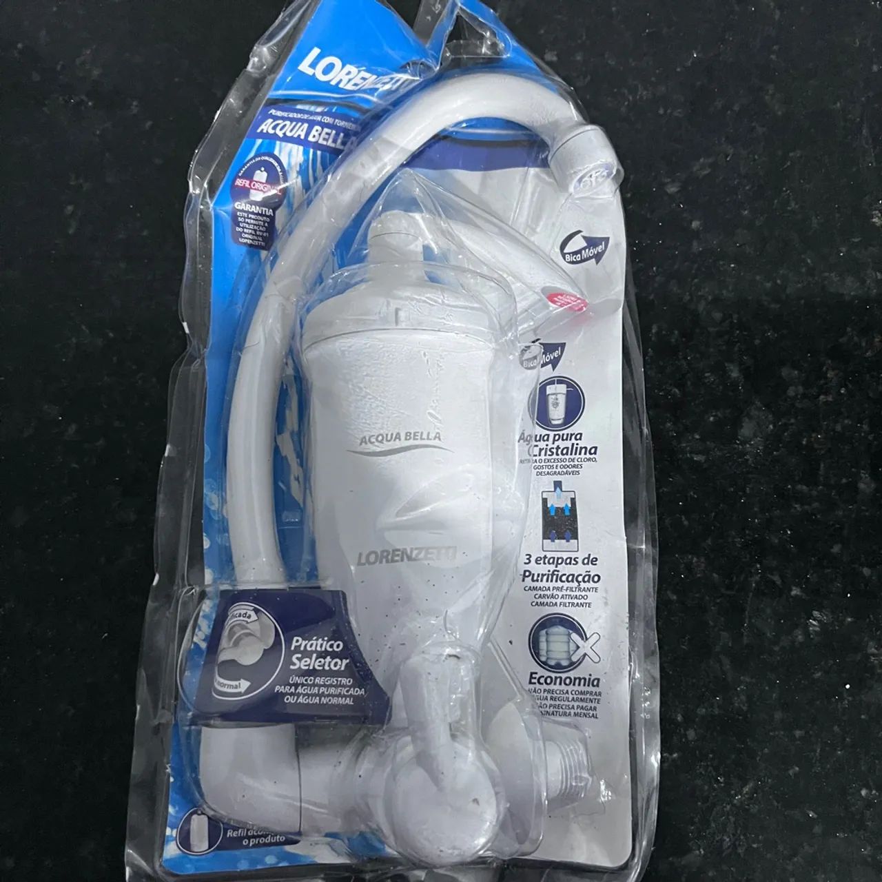 Filtro de água para purificar e proteger sua família