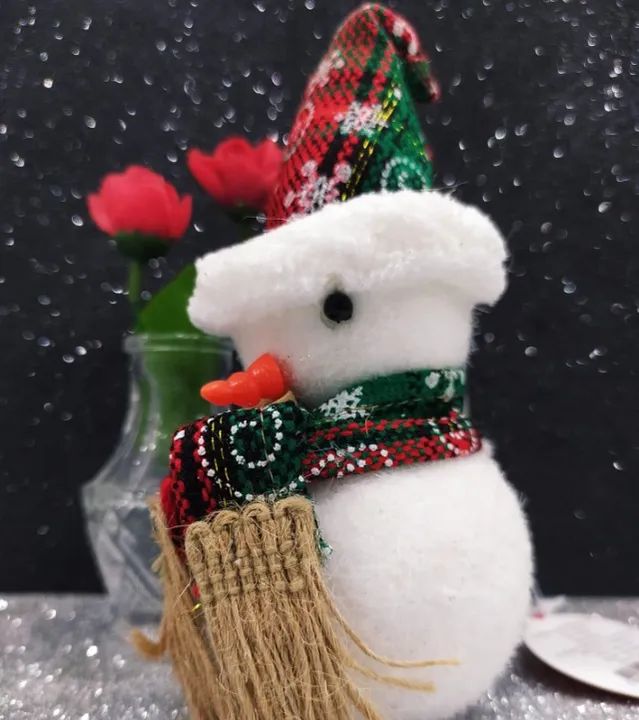 Enfeite Boneco Neve Wf563 Espuma Natal - Foto 2