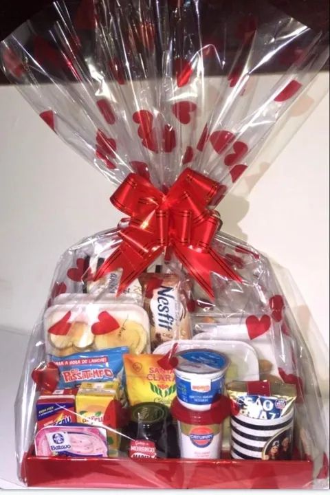 Cesta de café da manhã romântica - Foto 2