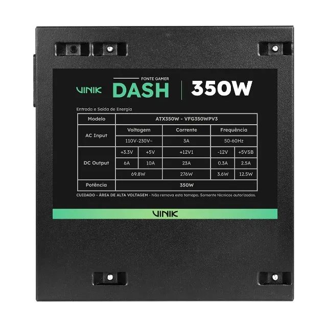 Fonte Gamer 350W Dash Vinik - Foto 5