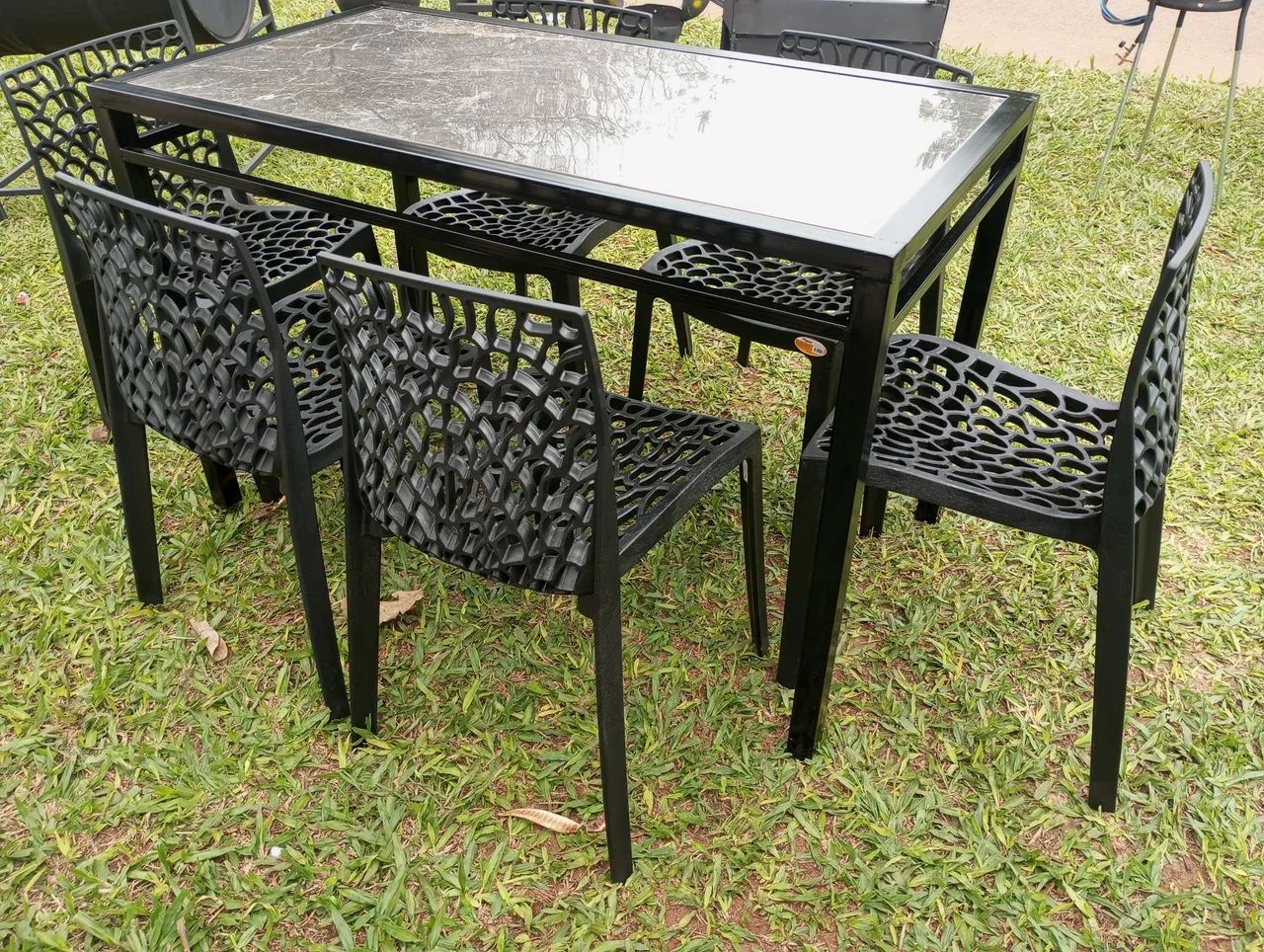 Mesa para cozinha com 6 cadeiras  - Foto 2