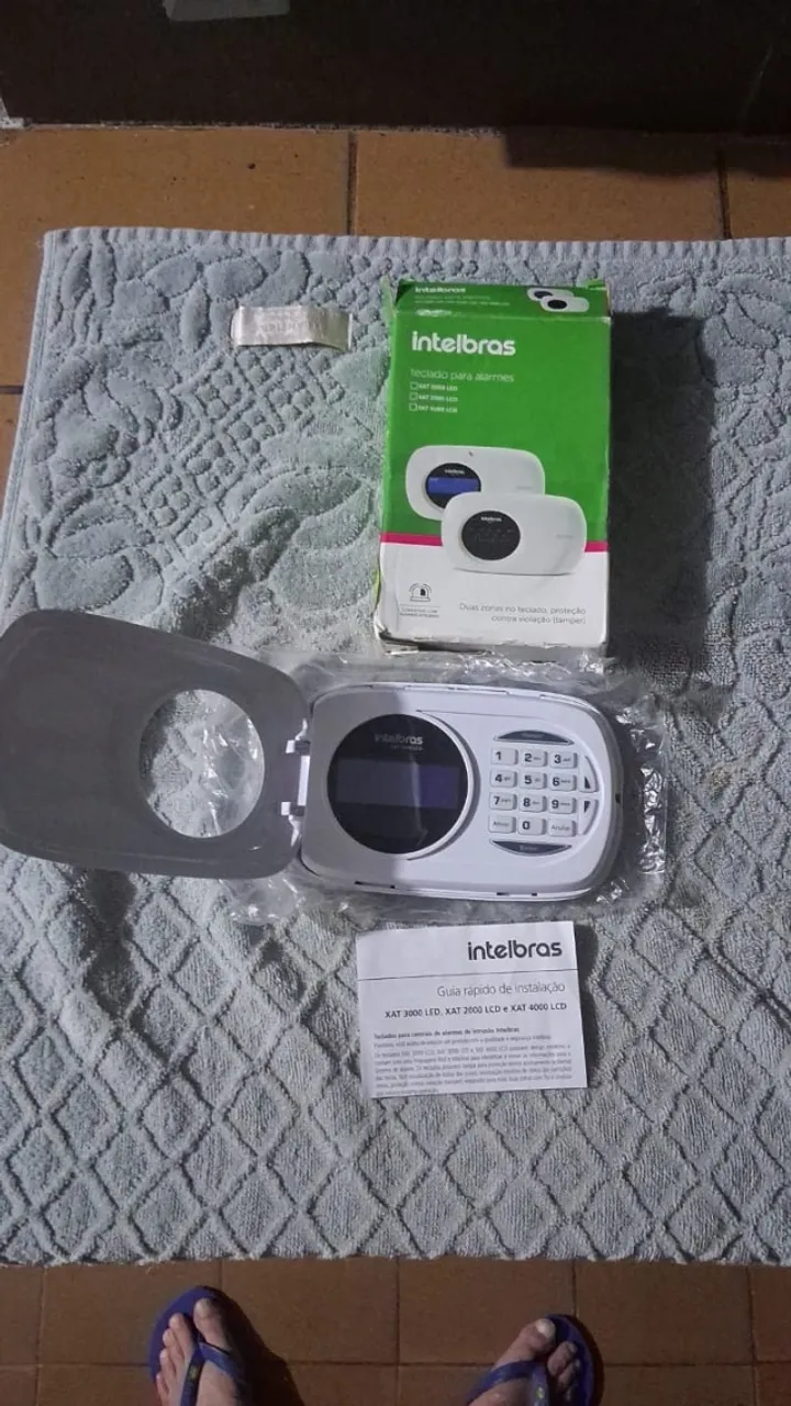 Teclado alarme Intelbras XAT 4000 LCD