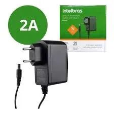 Fonte De Alimentação 12v 2a Ac/dc Ef 1202 Intelbras