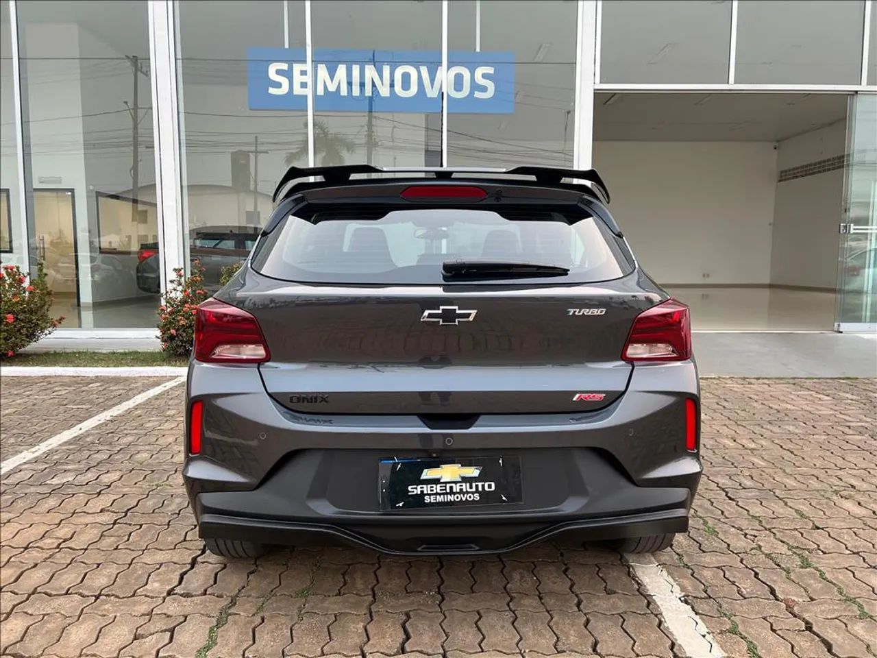 CHEVROLET ONIX 1.0 TURBO FLEX RS AUTOMÁTICO - Foto 4