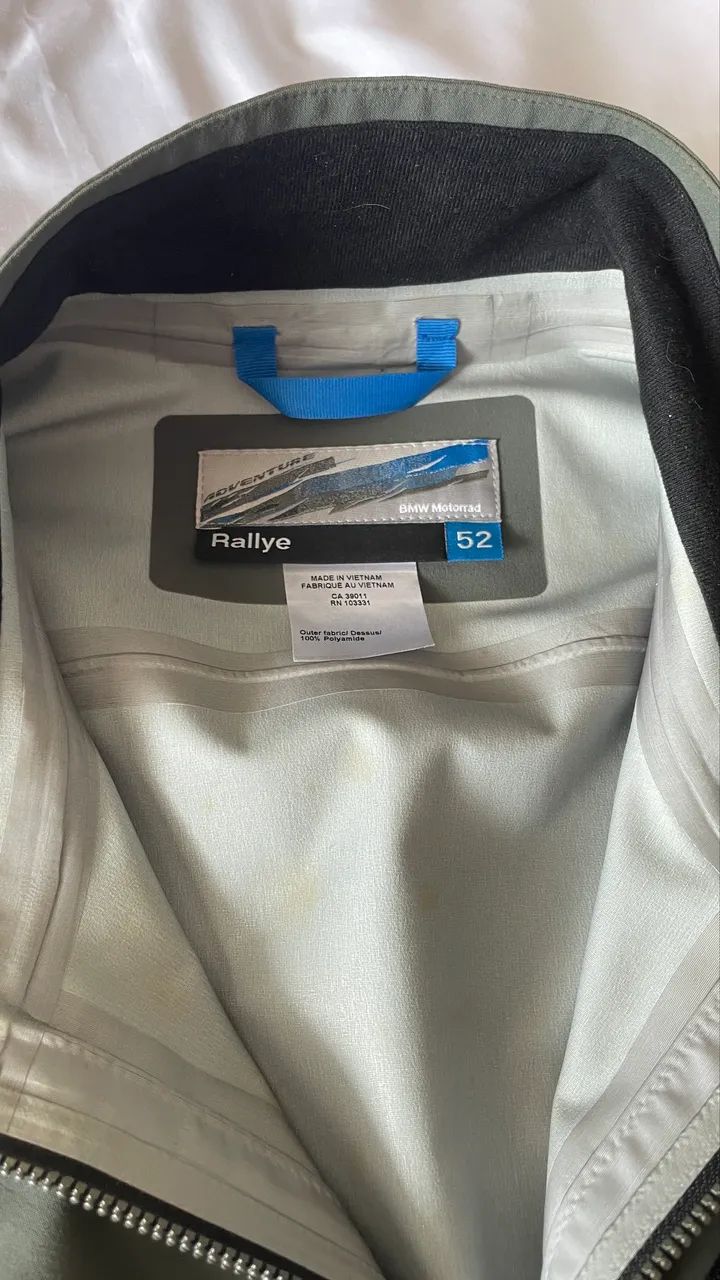 Jaqueta original BMW Rallye nr 52 com capa impermeável 